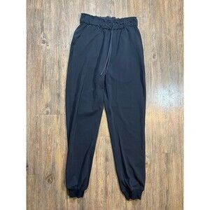 Lululemon Stretch High-Rise Joggers Size 4 Luxtreme Nulu Black 29” Inseam